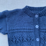 Knitted by Nana Michael Cardigan - Blue Denim