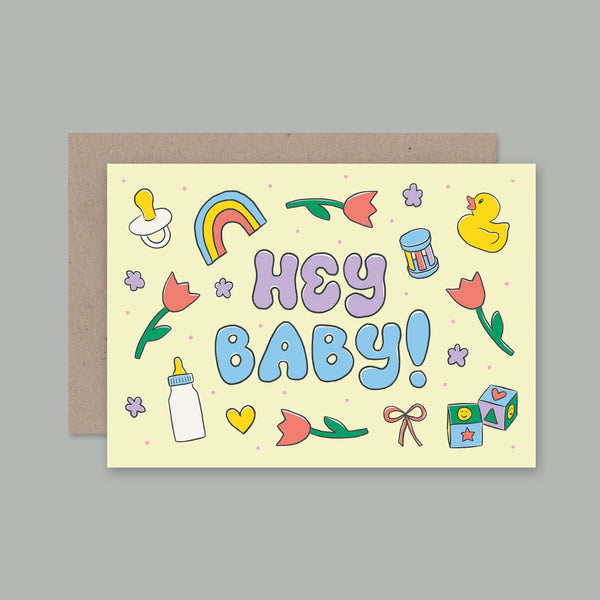 AHD Hey Baby Greeting Card