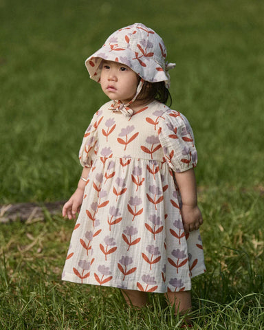 Nature Baby Albertine Dress Muslin - Fleurette Print