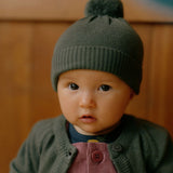 Nature Baby Alpine Pom Pom Beanie Thyme