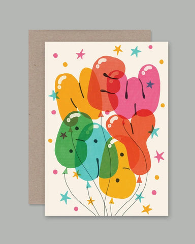 AHD Paper Co. New Baby Balloons Card