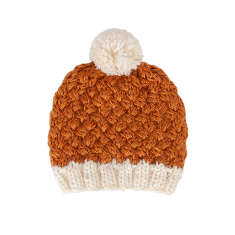 Acorn Ripples Beanie - Caramel