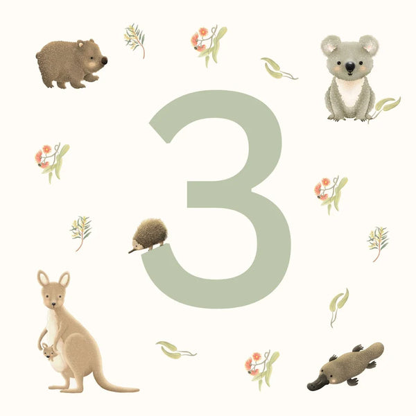 Petite Vous Aussie Animals 3 Card