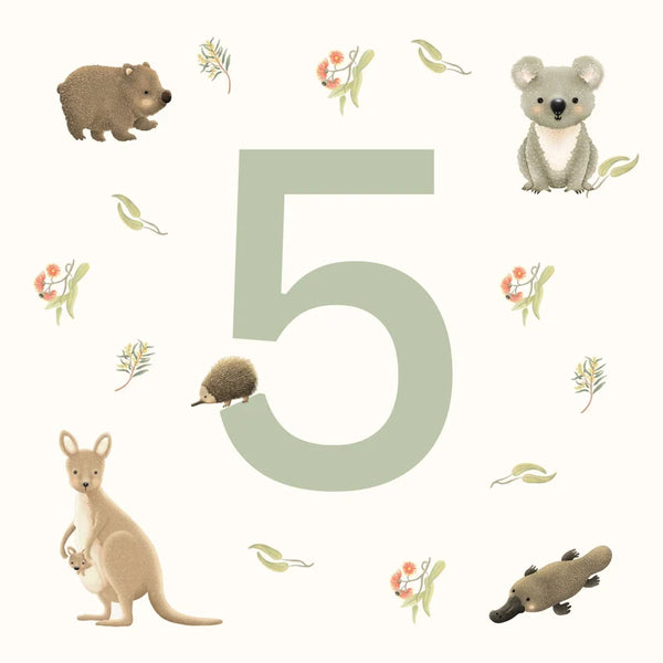 Petite Vous Aussie Animals 5 Card