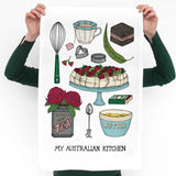 The Nonsense Maker Artist Tea Towel - My Australian Kitchen