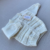 Knitted by Nana Harley Cardigan - Cream
