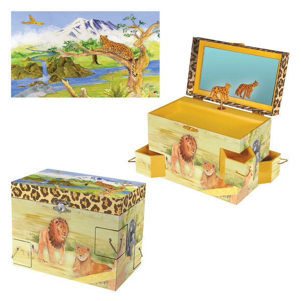 Enchantmints Music / Jewellery Box Leopard