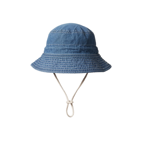 Nature Baby - Bucket Sunhat Chambray - Sky
