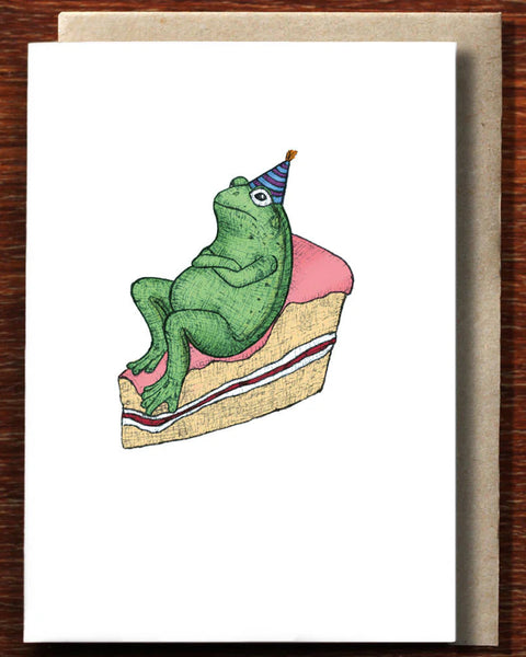 The Nonsense Maker Birthday Frog - Happy Birthday Card
