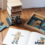 Kapla Book and Colours - Light Blue/Dark Blue