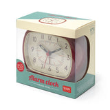 Legami Retro Alarm Clock Red - Glow in the Dark Hands