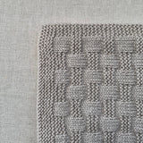 Knitted By Nana Billy Blanket Champagne 650 x 520mm