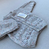 Knitted by Nana Michael Cardigan - Rustic Tweed Confetti