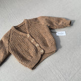 Knitted by Nana Cardigan - Brown