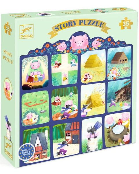 Djeco Story Puzzle The Three Little Pigs