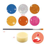 Djeco Metallic Body Art Palette