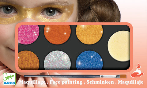 Djeco Metallic Body Art Palette