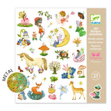 Djeco Metallic Stickers Fantasy 160pc