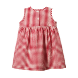 Nature Baby Dorothy Dress Red Check
