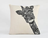 Kira & Billy Gezabel the Giraffe Linen Cushion