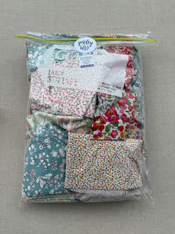 Pretty Wild Kids Scrap Fabric Pack 500g Bag - Assorted Liberty and Linen