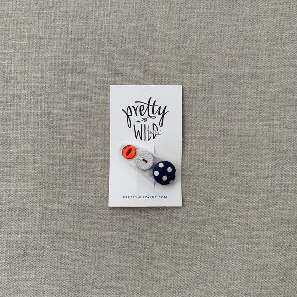 Pretty Wild Kids - Benny Vintage Button Snaps - Small