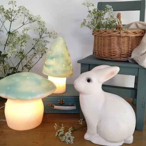 Heico Mushroom Night Light Lamp Large - Almond