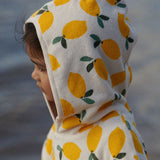 Nature Baby Lemon Print Poncho Towel