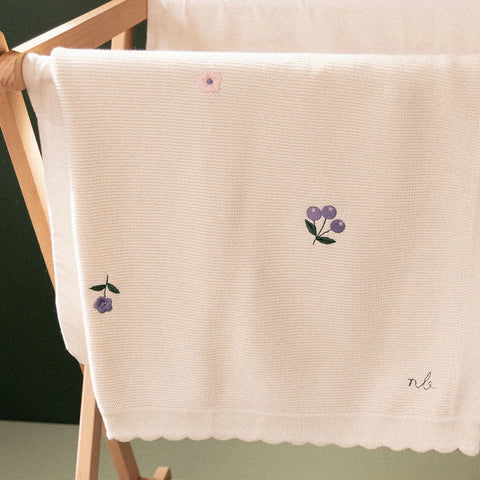 Nature Baby Fern Blanket Berry Garden