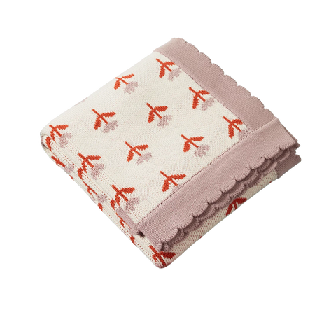 Nature Baby Fern Blanket - Fleurette Knit