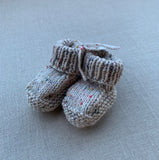 Knitted by Nana Savva Cuffed Booties - Assorted