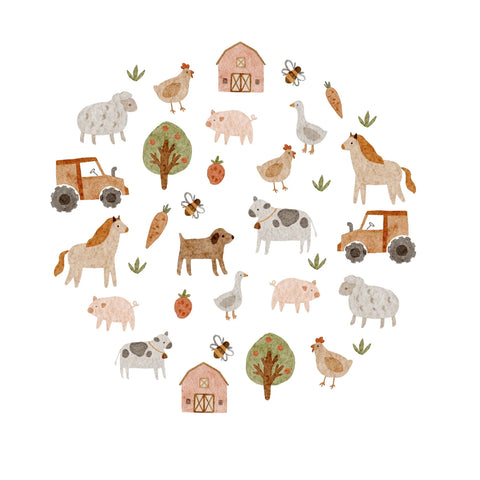Petite Vous Farmyard Card