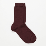 Lamington Adult Merino Crew Socks - Fig