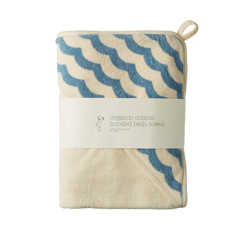 Nature Baby - Hooded Bath Towel - Waves