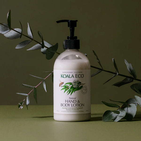 Koala Eco Hand and Body Lotion 500ml Lemon Scented Eucalyptus and Rosemary