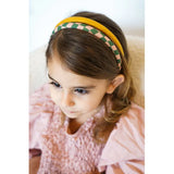 Grech & Co Set of 2 Alice Bands Checks Sunset and Orchard