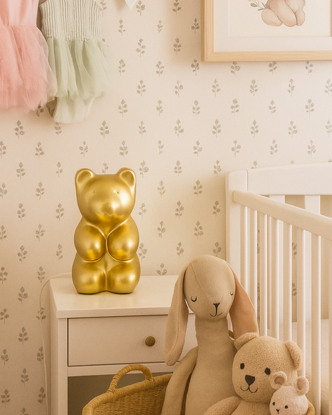 Heico Jelly Gummy Bear Night Light Lamp - Metallic Gold