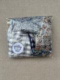 Pretty Wild Kids Scrap Fabric Pack 100g Bag - Liberty & Linen Blues