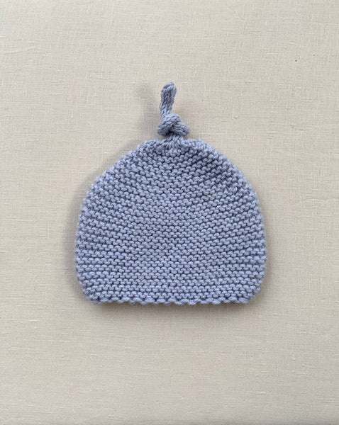 Knitted by Nana Merino Beanie - Moonflower