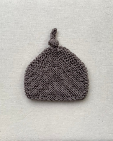 Knitted by Nana Merino Beanie - Mocha