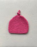 Knitted by Nana Merino Beanie - Bubblegum