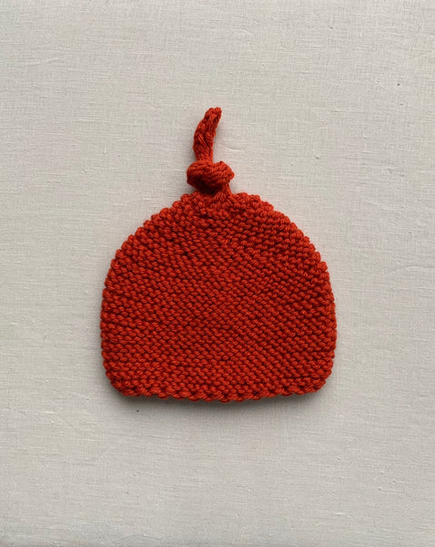 Knitted by Nana Merino Beanie - Pumpkin Spice