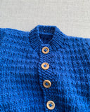 Knitted by Nana Cardigan Set Blue