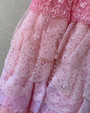 Vintage Rose Rosie Pink Silk Dress