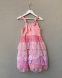 Vintage Rose Rosie Pink Silk Dress