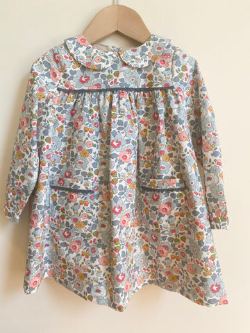 Pretty Wild Kids Bella Long Sleeve Dress - Liberty Powder Blue