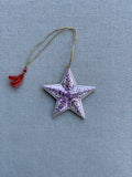 Hand Painted Papier Mâché Christmas Star / Hanging Decoration