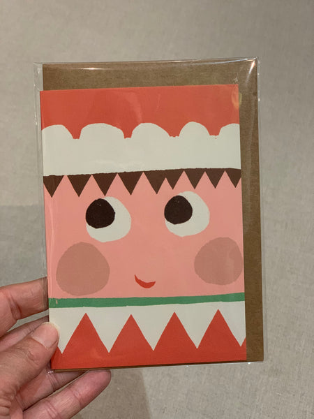 Florence Fry Elf Christmas Card