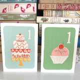 Florence Fry Number 1 One Retro Cake Card