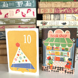 Florence Fry Number 10 Spots Party Hat Birthday Card